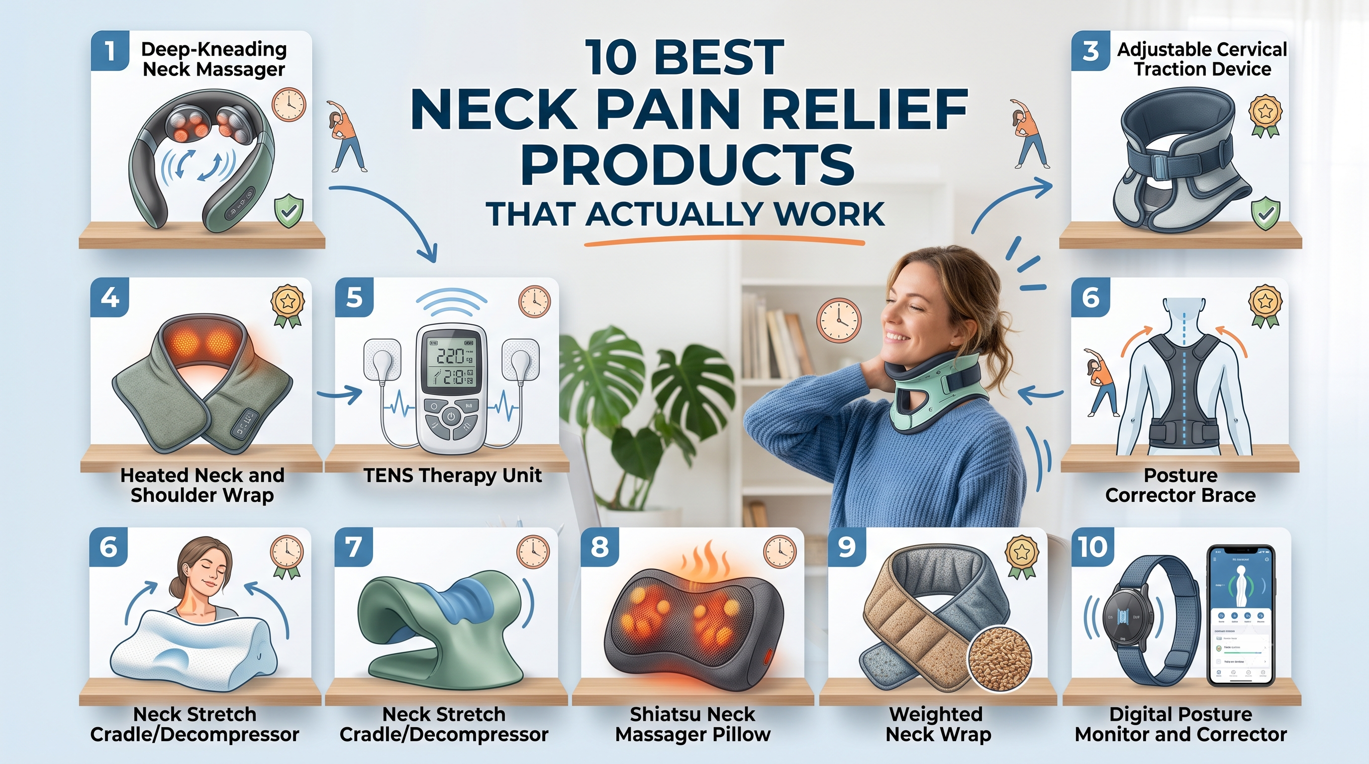 10 Best Neck Pain Relief Products That Actually Work